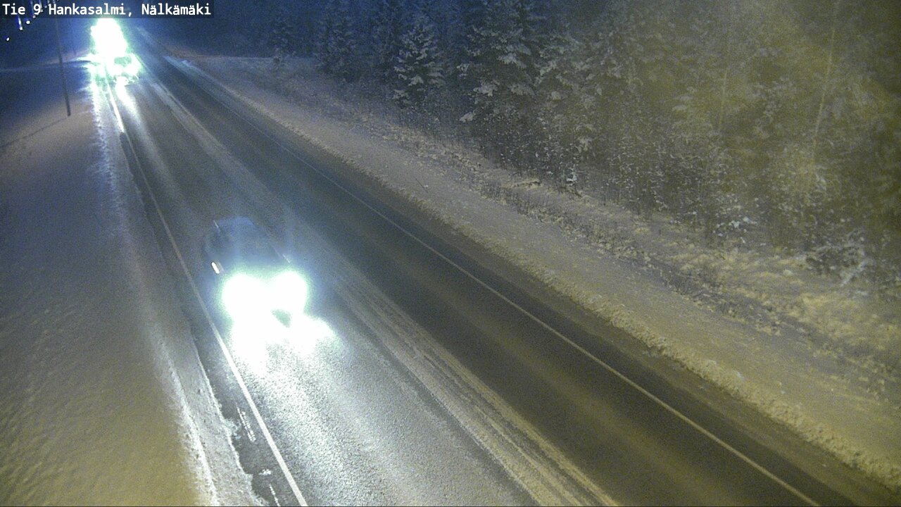 Weather Camera Image Road 9 Hankasalmi, Nälkämäki, Hankasalmi, Keski-Suomi