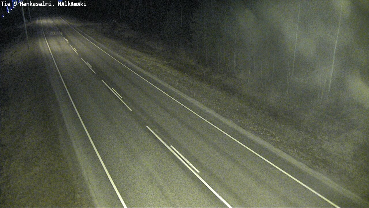 Weather Camera Image Road 9 Hankasalmi, Nälkämäki, Hankasalmi, Keski-Suomi