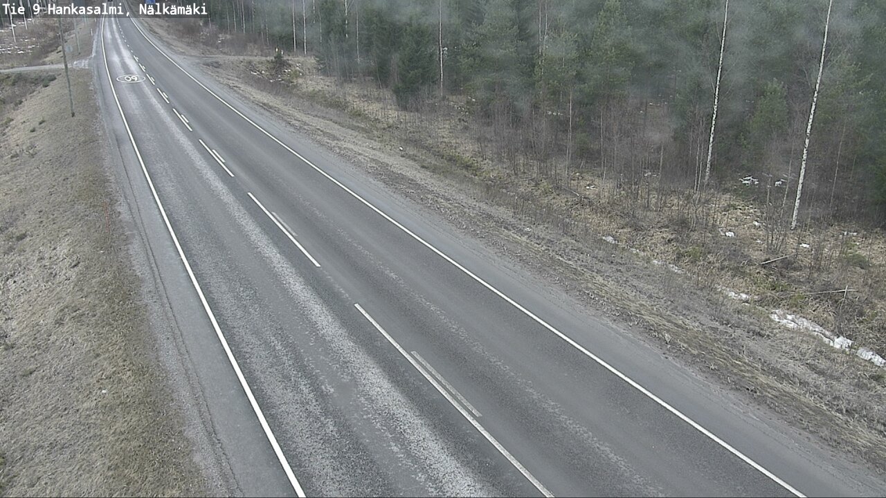 Weather Camera Image Road 9 Hankasalmi, Nälkämäki, Hankasalmi, Keski-Suomi