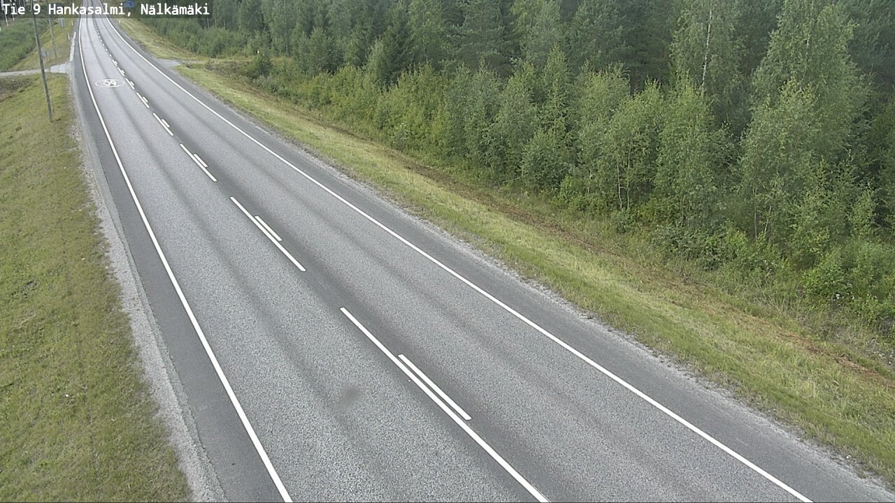 Weather Camera Image Road 9 Hankasalmi, Nälkämäki, Hankasalmi, Keski-Suomi