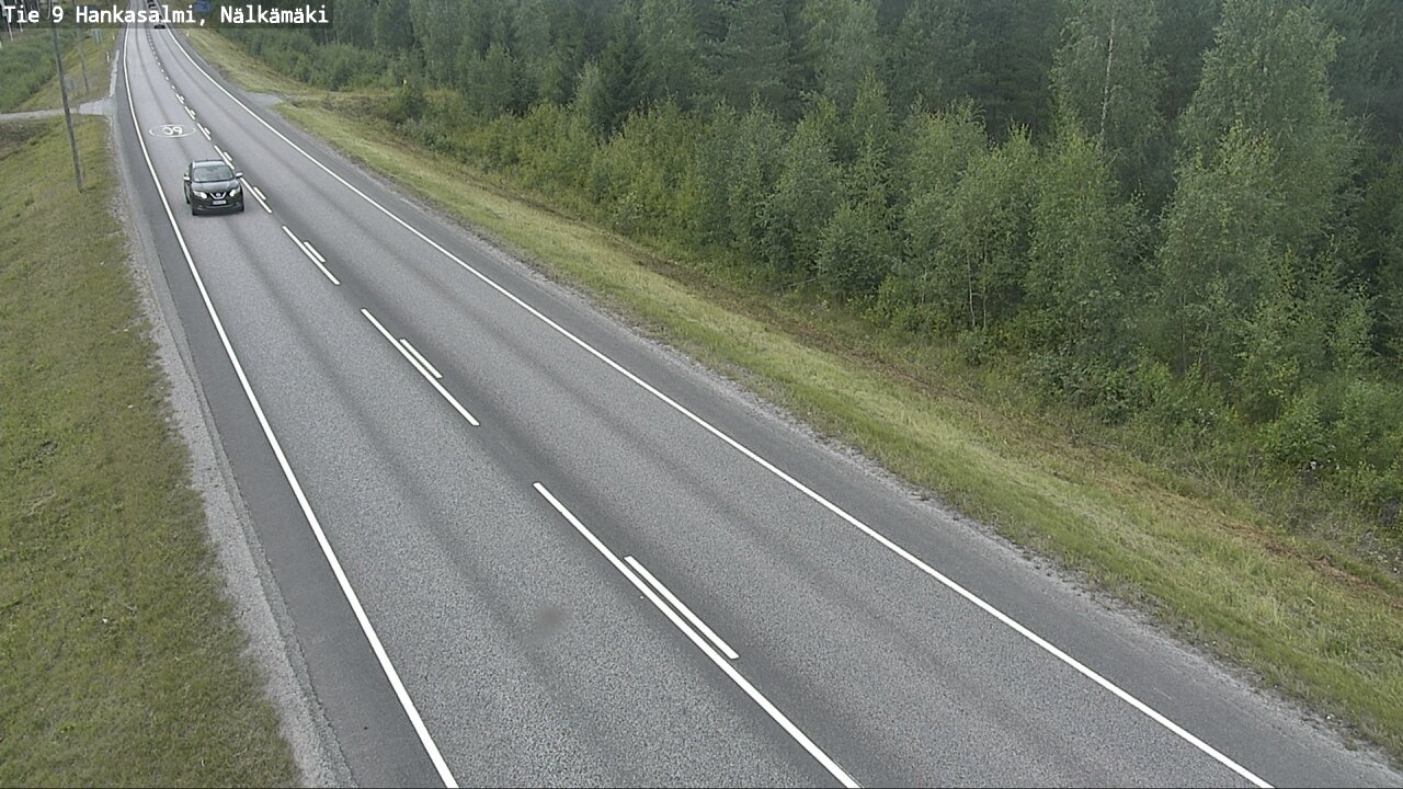 Weather Camera Image Road 9 Hankasalmi, Nälkämäki, Hankasalmi, Keski-Suomi