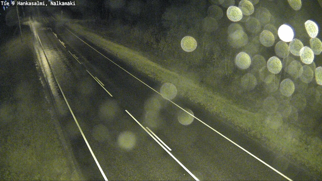 Weather Camera Image Väg 9 Hankasalmi, Nälkämäki, Hankasalmi, Keski-Suomi