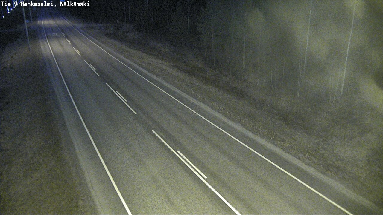 Weather Camera Image Road 9 Hankasalmi, Nälkämäki, Hankasalmi, Keski-Suomi