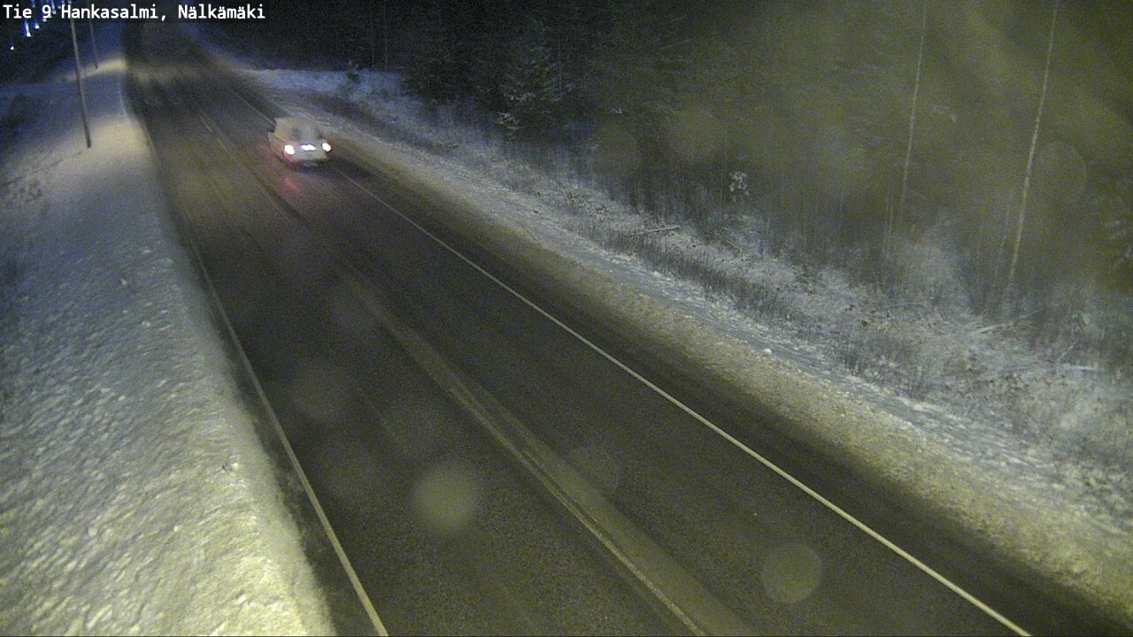 Weather Camera Image Road 9 Hankasalmi, Nälkämäki, Hankasalmi, Keski-Suomi