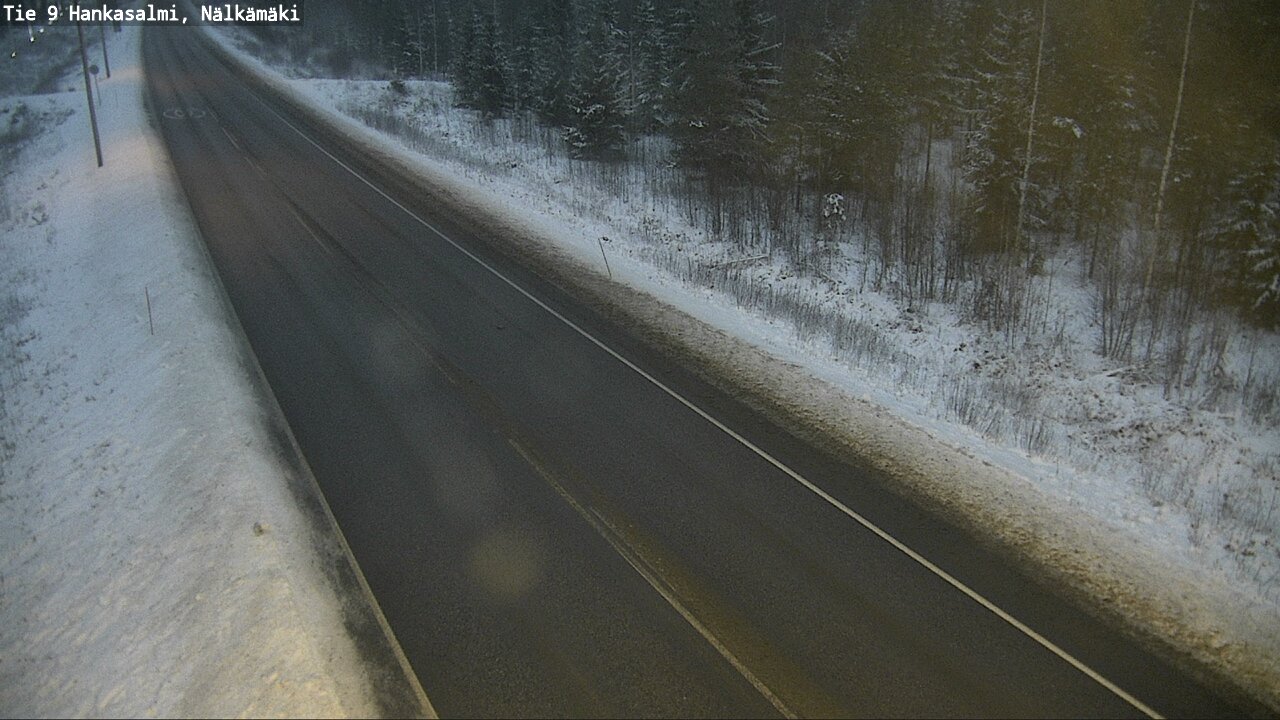 Weather Camera Image Road 9 Hankasalmi, Nälkämäki, Hankasalmi, Keski-Suomi