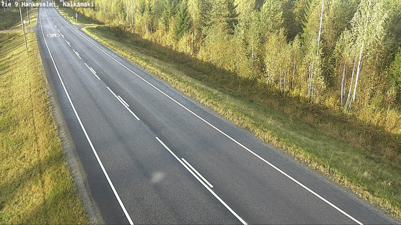 Weather Camera Image Väg 9 Hankasalmi, Nälkämäki, Hankasalmi, Keski-Suomi