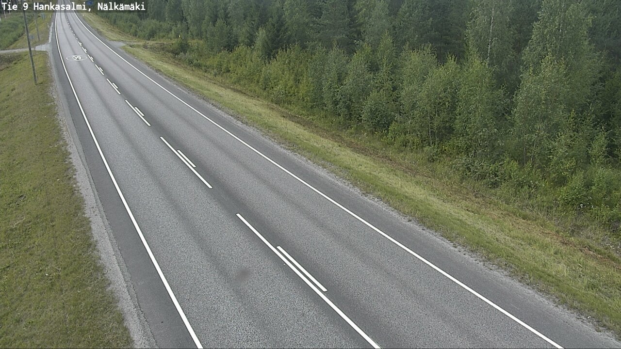 Weather Camera Image Road 9 Hankasalmi, Nälkämäki, Hankasalmi, Keski-Suomi