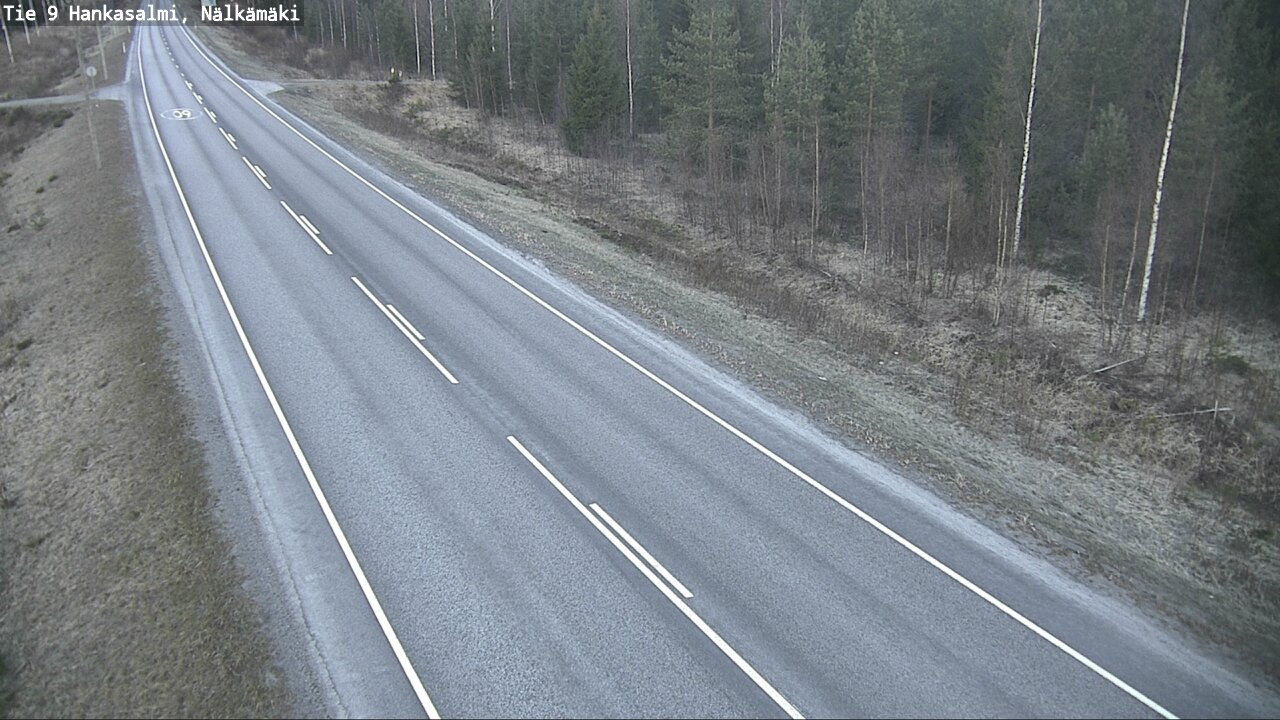 Weather Camera Image Road 9 Hankasalmi, Nälkämäki, Hankasalmi, Keski-Suomi