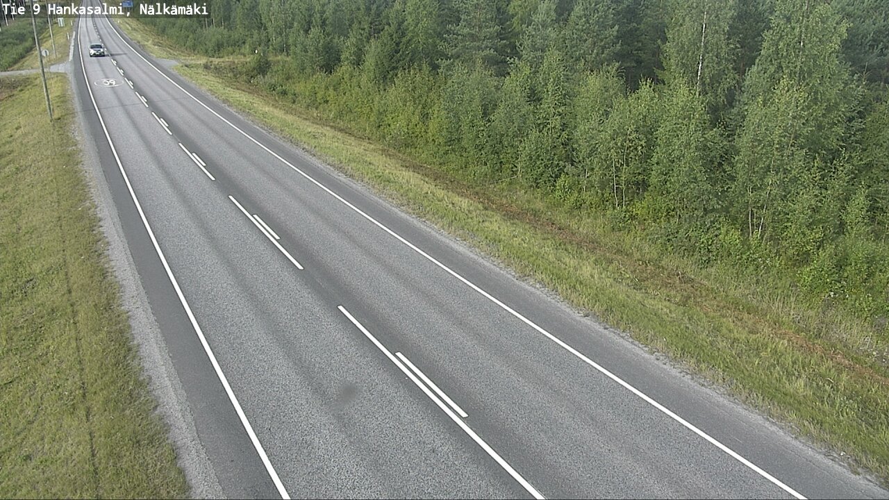 Weather Camera Image Road 9 Hankasalmi, Nälkämäki, Hankasalmi, Keski-Suomi