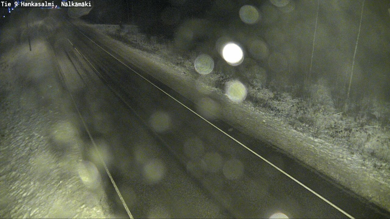 Weather Camera Image Road 9 Hankasalmi, Nälkämäki, Hankasalmi, Keski-Suomi