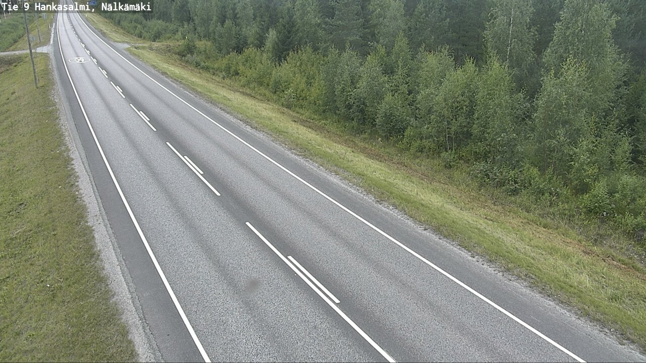 Weather Camera Image Road 9 Hankasalmi, Nälkämäki, Hankasalmi, Keski-Suomi