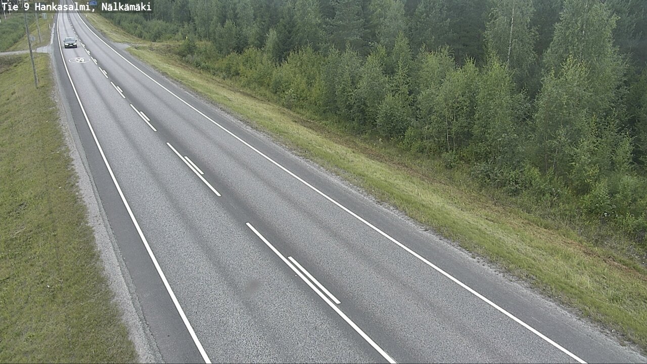 Weather Camera Image Road 9 Hankasalmi, Nälkämäki, Hankasalmi, Keski-Suomi
