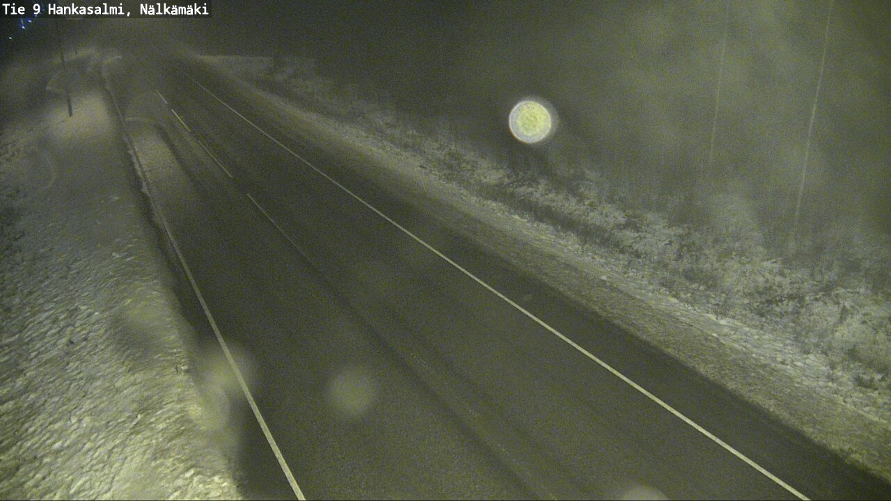 Weather Camera Image Road 9 Hankasalmi, Nälkämäki, Hankasalmi, Keski-Suomi