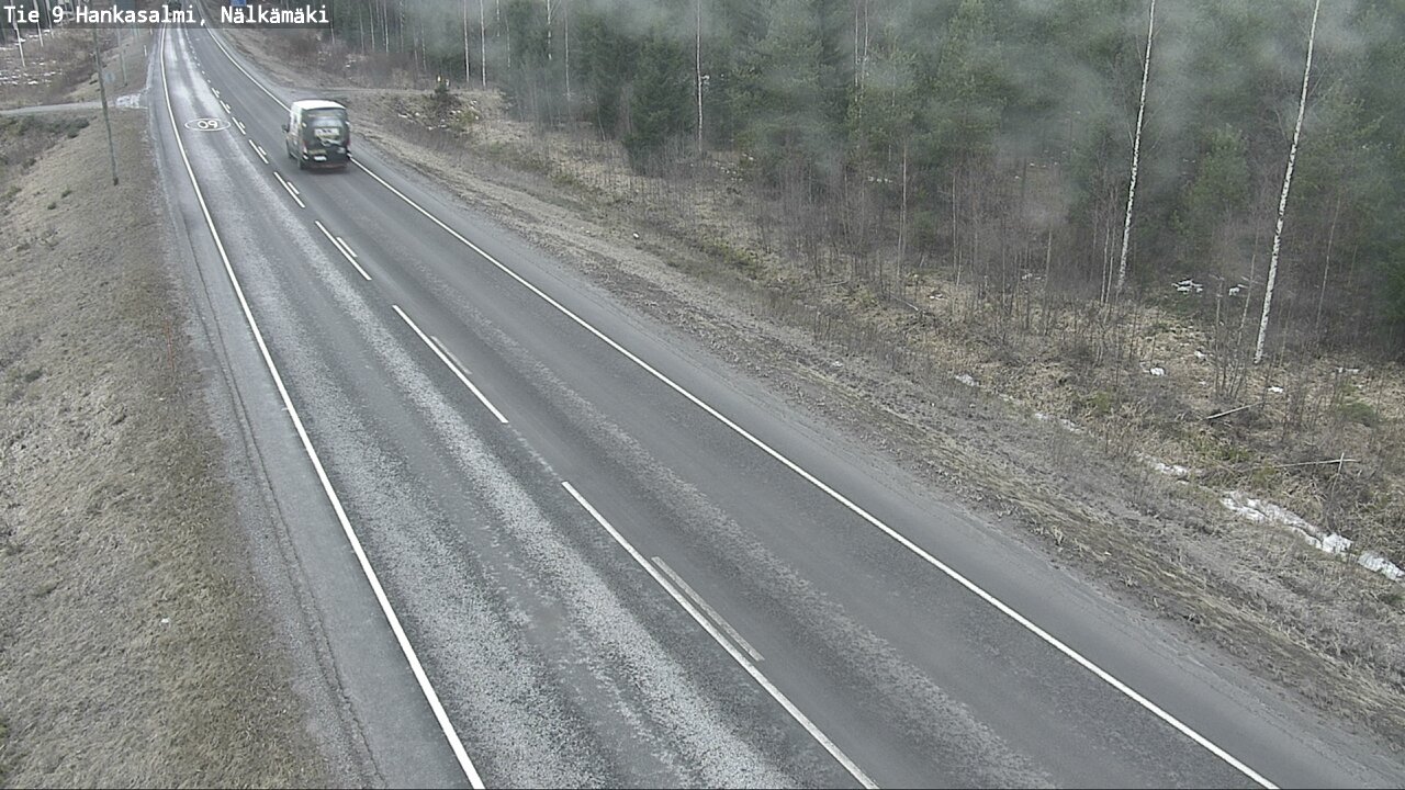 Weather Camera Image Road 9 Hankasalmi, Nälkämäki, Hankasalmi, Keski-Suomi