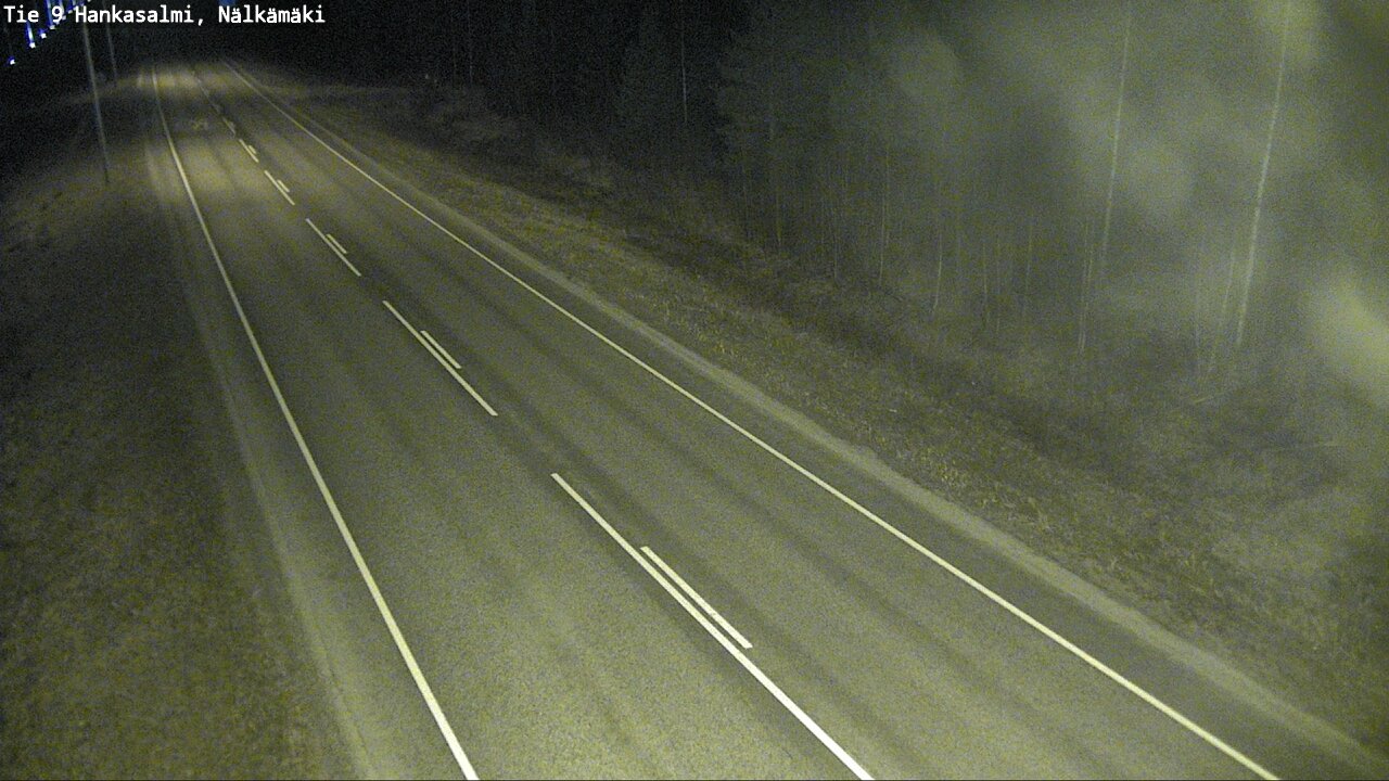 Weather Camera Image Road 9 Hankasalmi, Nälkämäki, Hankasalmi, Keski-Suomi