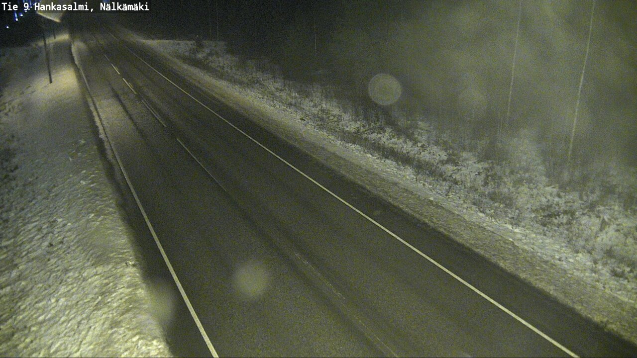 Weather Camera Image Road 9 Hankasalmi, Nälkämäki, Hankasalmi, Keski-Suomi