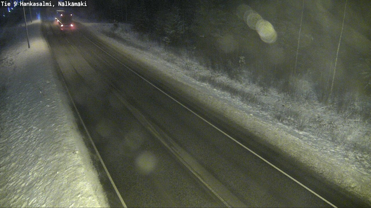 Weather Camera Image Road 9 Hankasalmi, Nälkämäki, Hankasalmi, Keski-Suomi