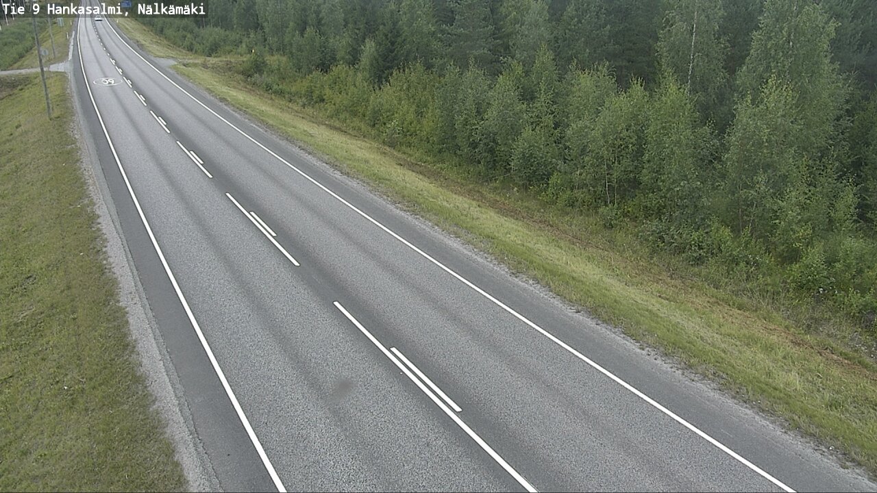 Weather Camera Image Road 9 Hankasalmi, Nälkämäki, Hankasalmi, Keski-Suomi