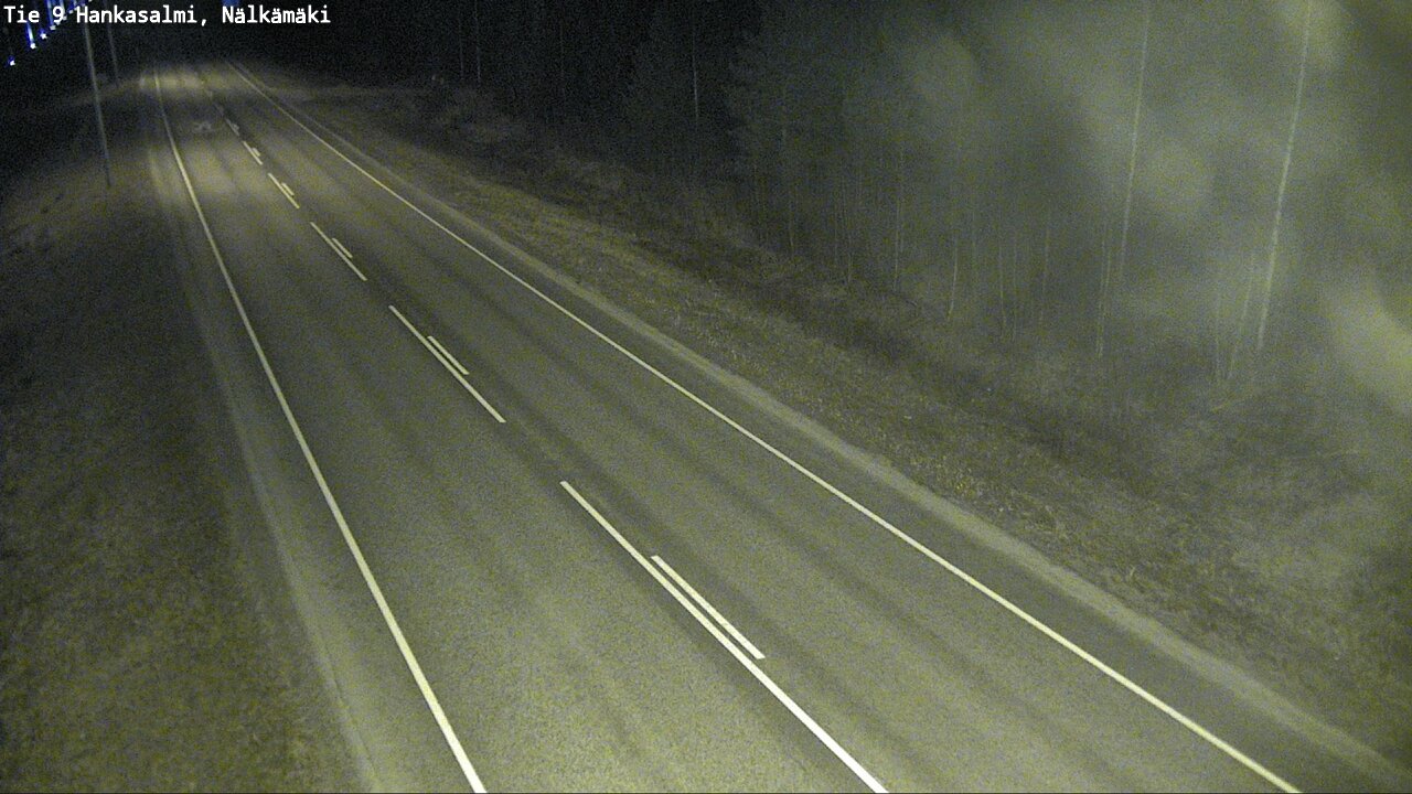 Weather Camera Image Road 9 Hankasalmi, Nälkämäki, Hankasalmi, Keski-Suomi
