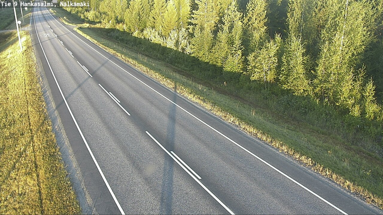 Weather Camera Image Road 9 Hankasalmi, Nälkämäki, Hankasalmi, Keski-Suomi