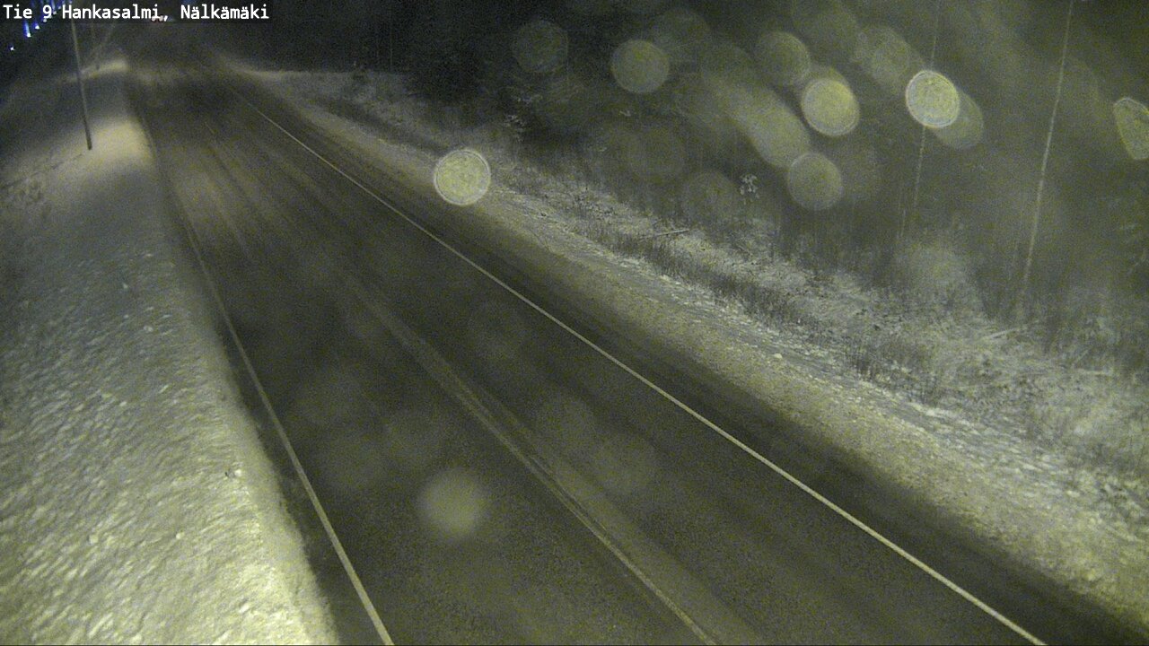 Weather Camera Image Road 9 Hankasalmi, Nälkämäki, Hankasalmi, Keski-Suomi