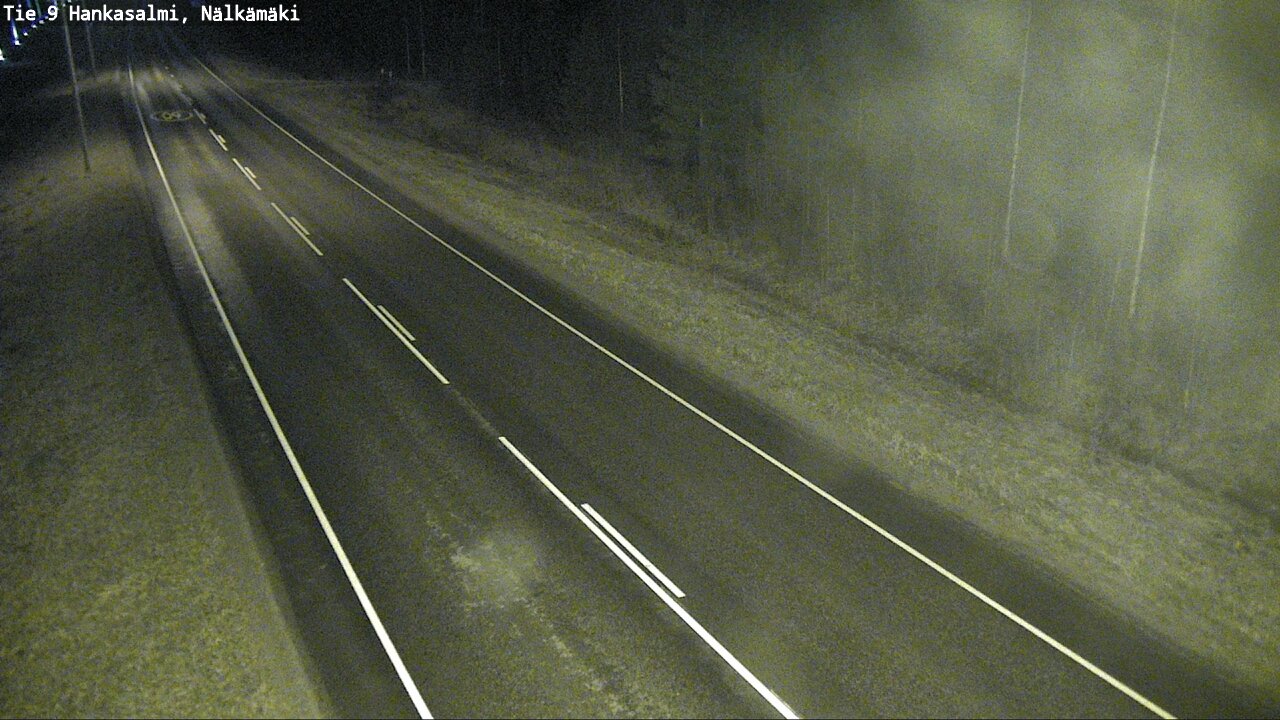 Weather Camera Image Road 9 Hankasalmi, Nälkämäki, Hankasalmi, Keski-Suomi