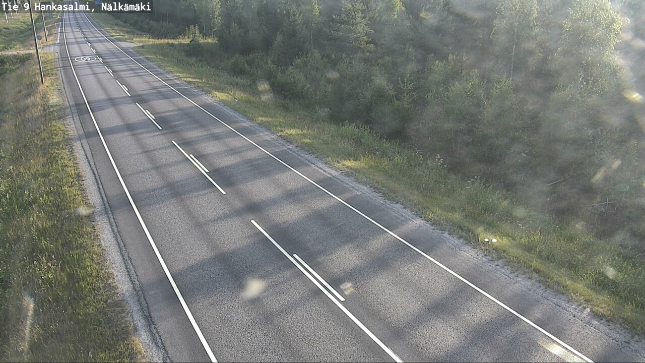 Weather Camera Image Road 9 Hankasalmi, Nälkämäki, Hankasalmi, Keski-Suomi