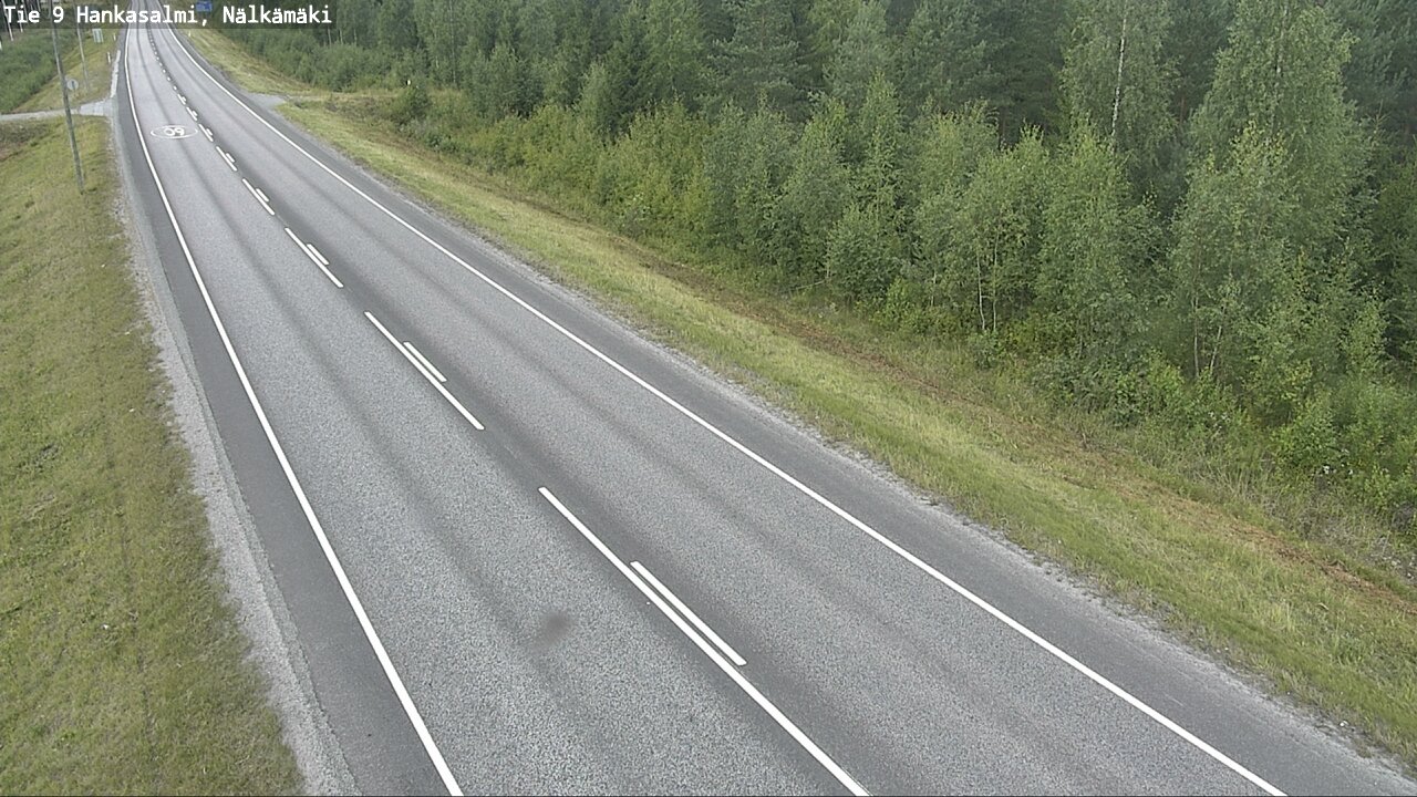 Weather Camera Image Road 9 Hankasalmi, Nälkämäki, Hankasalmi, Keski-Suomi