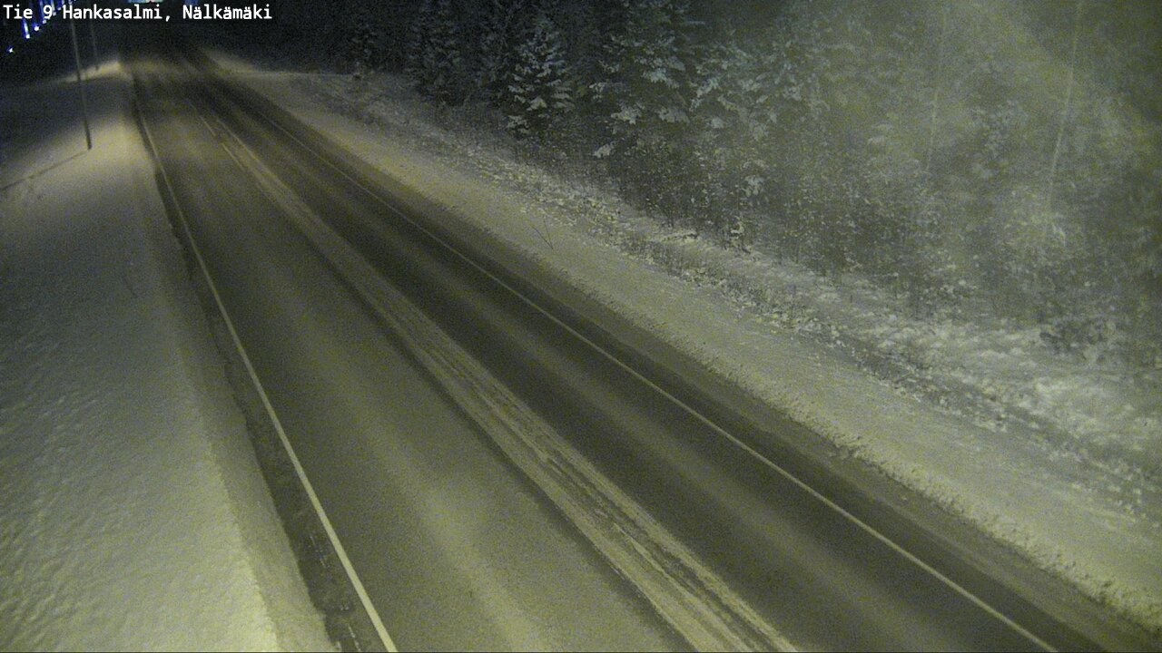 Weather Camera Image Road 9 Hankasalmi, Nälkämäki, Hankasalmi, Keski-Suomi