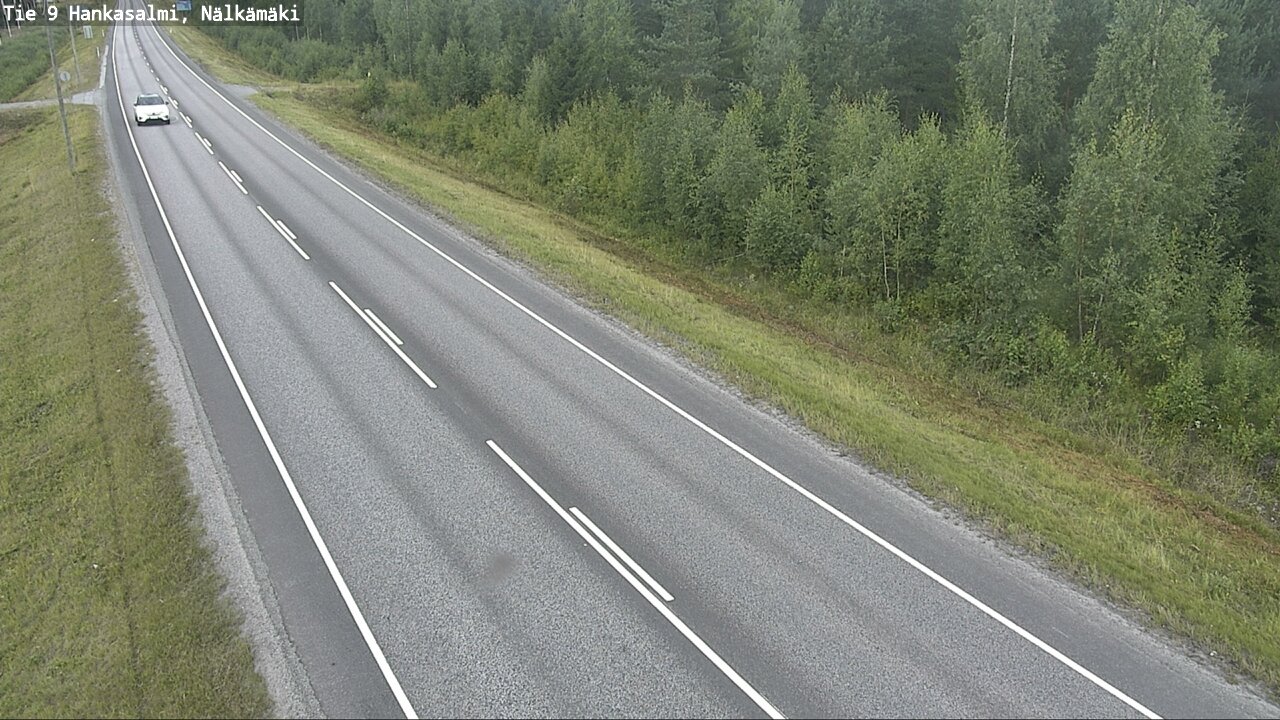Weather Camera Image Road 9 Hankasalmi, Nälkämäki, Hankasalmi, Keski-Suomi