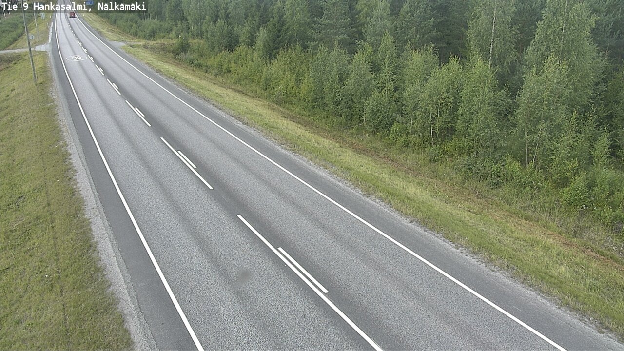 Weather Camera Image Road 9 Hankasalmi, Nälkämäki, Hankasalmi, Keski-Suomi