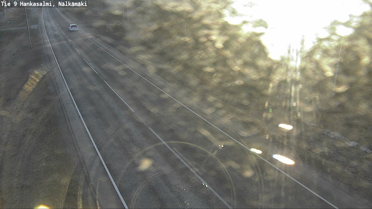 Weather Camera Image Väg 9 Hankasalmi, Nälkämäki, Hankasalmi, Keski-Suomi