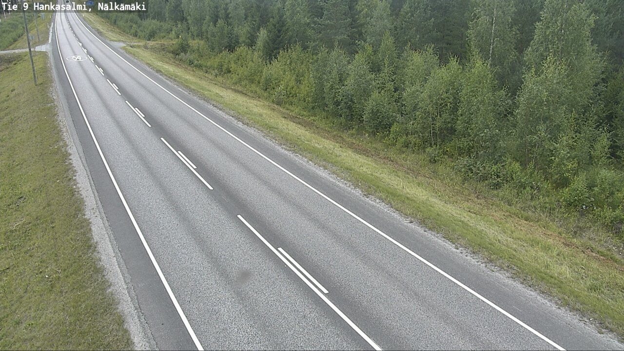 Weather Camera Image Road 9 Hankasalmi, Nälkämäki, Hankasalmi, Keski-Suomi