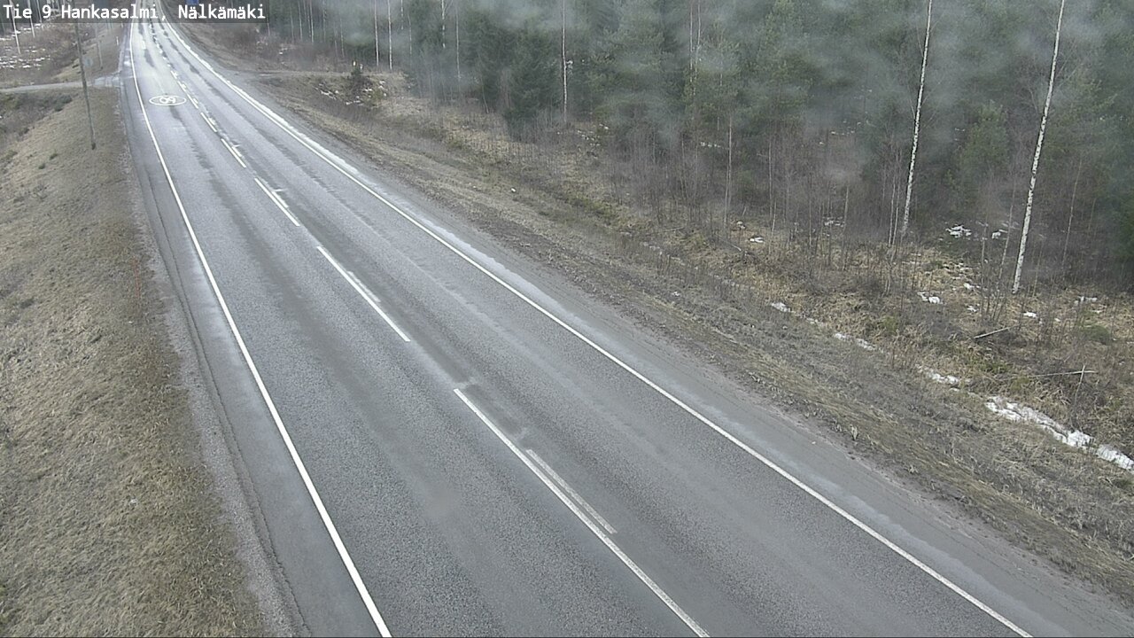 Weather Camera Image Road 9 Hankasalmi, Nälkämäki, Hankasalmi, Keski-Suomi
