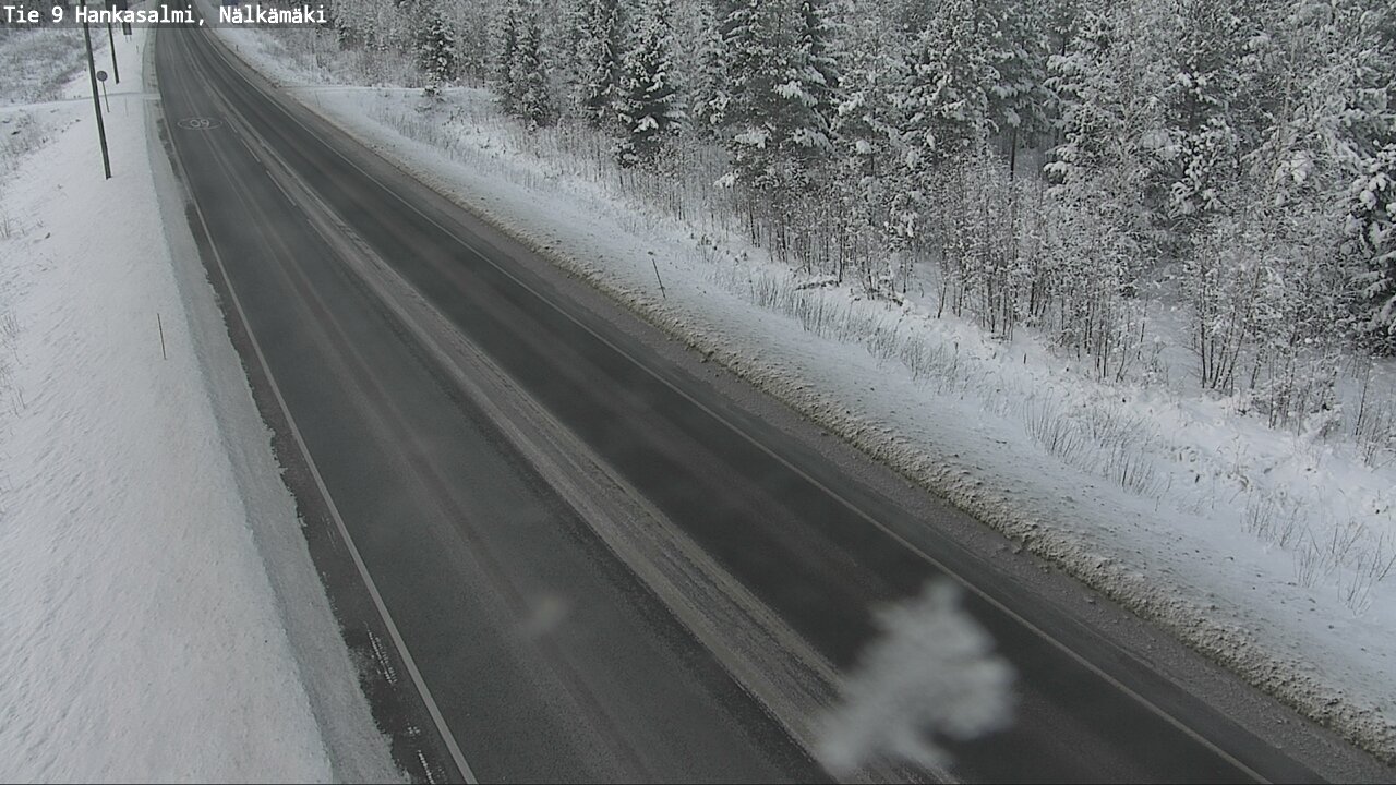Weather Camera Image Väg 9 Hankasalmi, Nälkämäki, Hankasalmi, Keski-Suomi