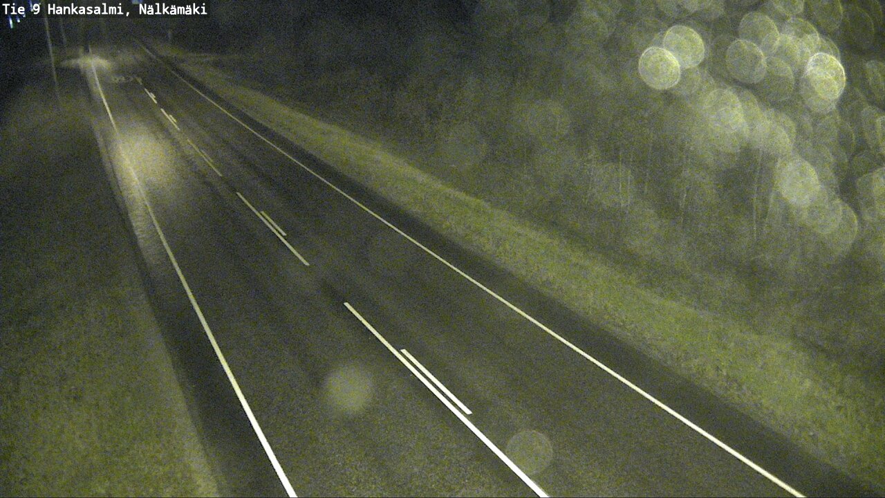 Weather Camera Image Väg 9 Hankasalmi, Nälkämäki, Hankasalmi, Keski-Suomi