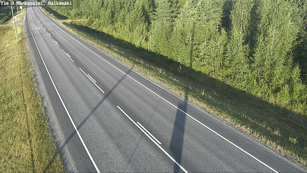Weather Camera Image Road 9 Hankasalmi, Nälkämäki, Hankasalmi, Keski-Suomi