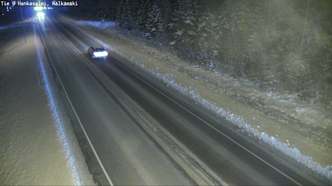 Weather Camera Image Road 9 Hankasalmi, Nälkämäki, Hankasalmi, Keski-Suomi