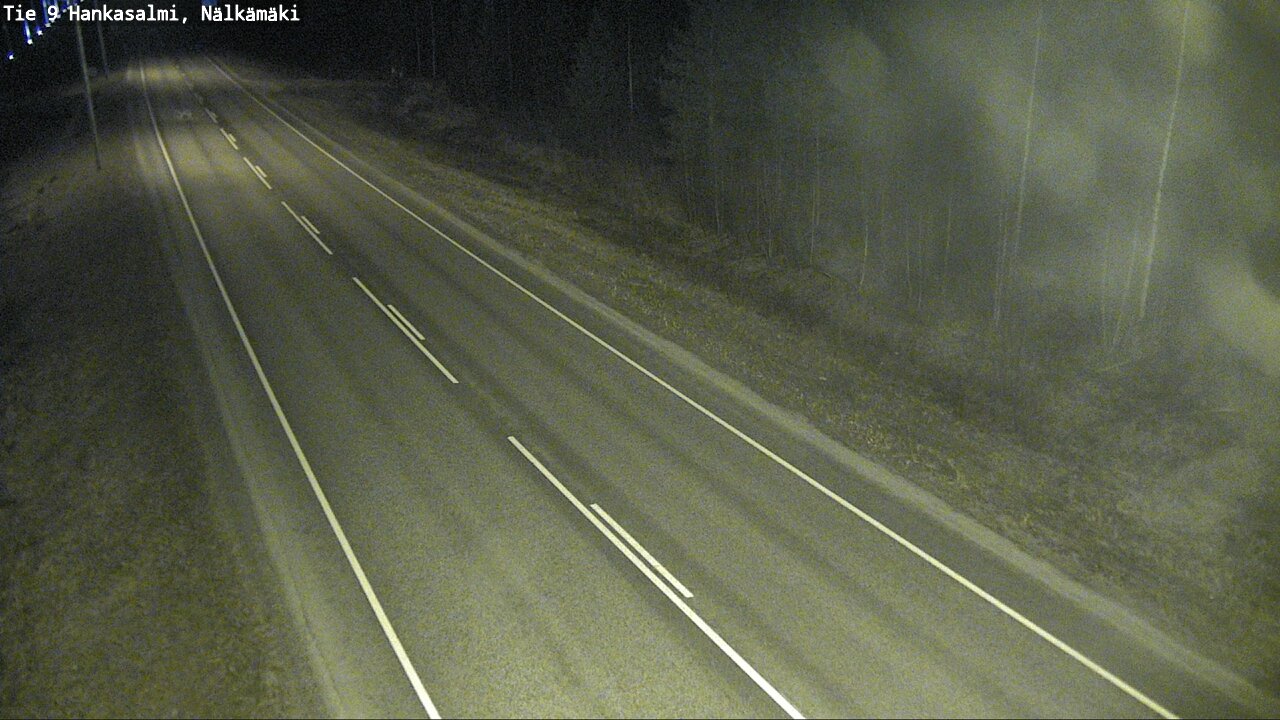 Weather Camera Image Road 9 Hankasalmi, Nälkämäki, Hankasalmi, Keski-Suomi