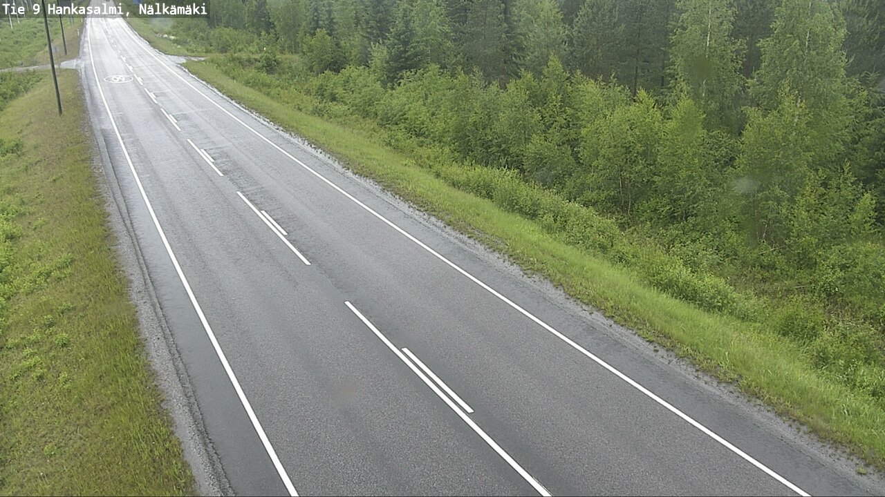 Weather Camera Image Road 9 Hankasalmi, Nälkämäki, Hankasalmi, Keski-Suomi