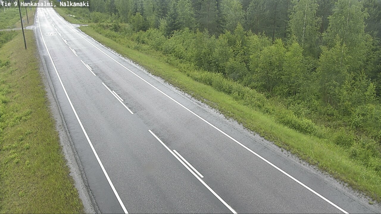 Weather Camera Image Road 9 Hankasalmi, Nälkämäki, Hankasalmi, Keski-Suomi