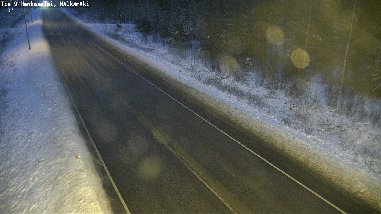 Weather Camera Image Road 9 Hankasalmi, Nälkämäki, Hankasalmi, Keski-Suomi