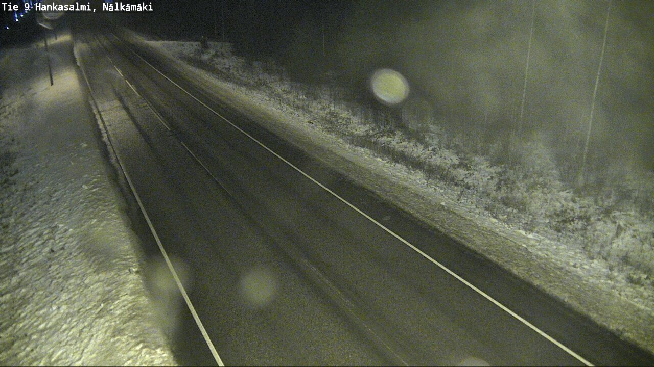 Weather Camera Image Road 9 Hankasalmi, Nälkämäki, Hankasalmi, Keski-Suomi