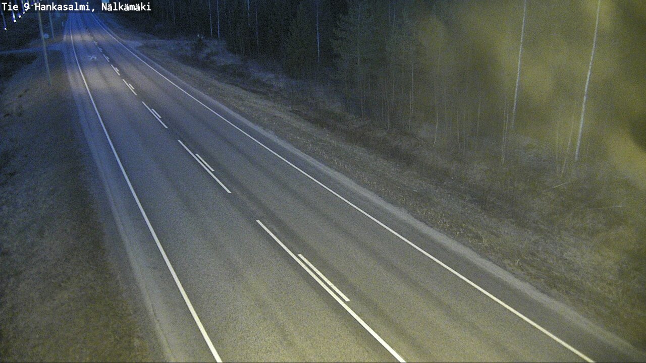 Weather Camera Image Road 9 Hankasalmi, Nälkämäki, Hankasalmi, Keski-Suomi