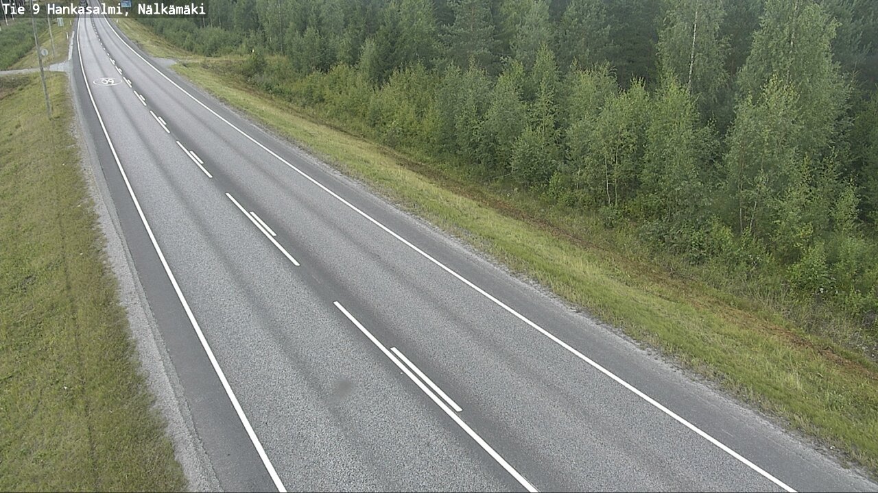 Weather Camera Image Road 9 Hankasalmi, Nälkämäki, Hankasalmi, Keski-Suomi