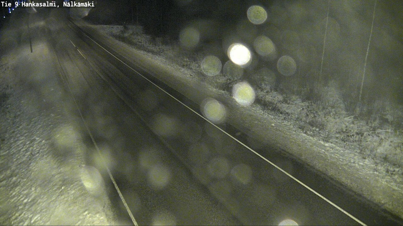 Weather Camera Image Road 9 Hankasalmi, Nälkämäki, Hankasalmi, Keski-Suomi