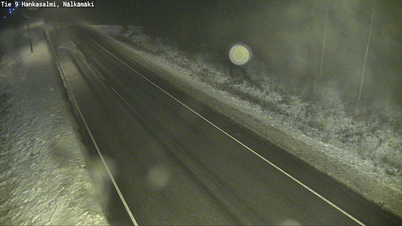 Weather Camera Image Road 9 Hankasalmi, Nälkämäki, Hankasalmi, Keski-Suomi