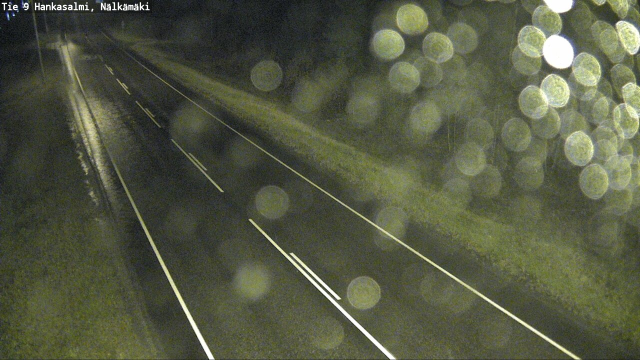 Weather Camera Image Väg 9 Hankasalmi, Nälkämäki, Hankasalmi, Keski-Suomi