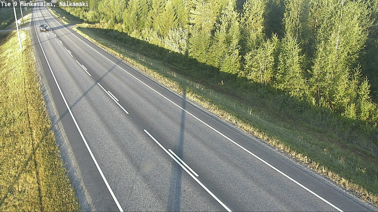 Weather Camera Image Road 9 Hankasalmi, Nälkämäki, Hankasalmi, Keski-Suomi
