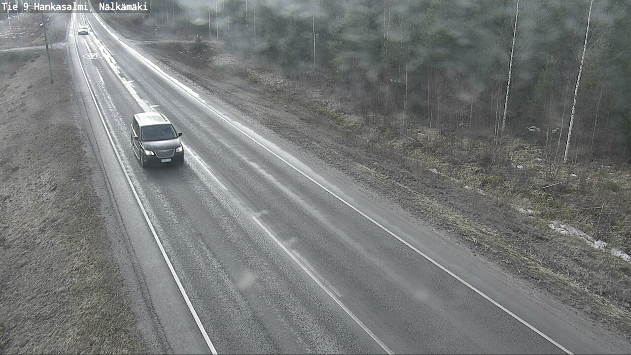 Weather Camera Image Road 9 Hankasalmi, Nälkämäki, Hankasalmi, Keski-Suomi